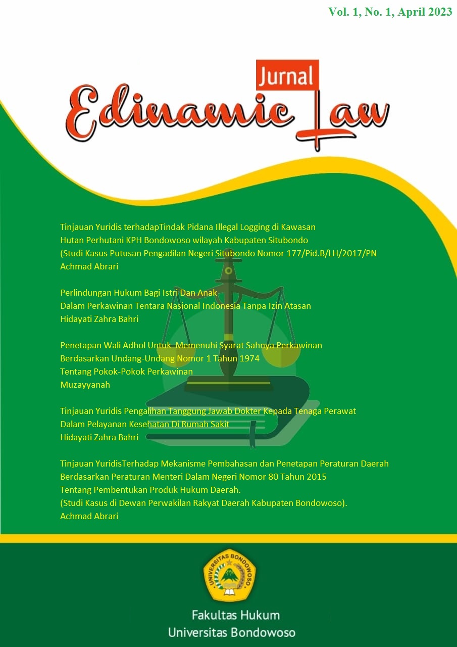 EdinamicLaw: Jurnal Ilmu Hukum
