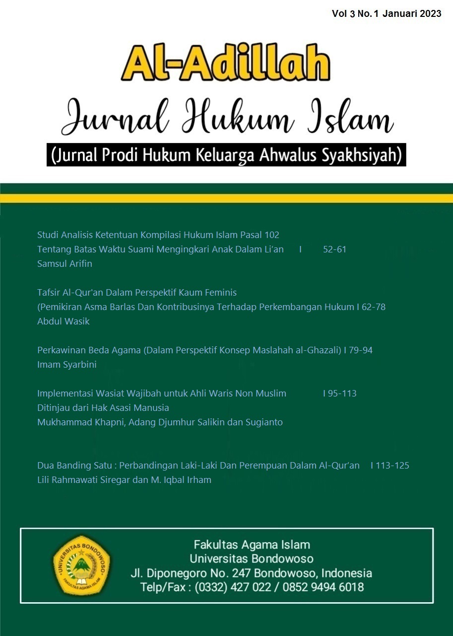 					View Vol. 3 No. 2 (2023): Kompilasi Hukum Islam dan Fikih
				